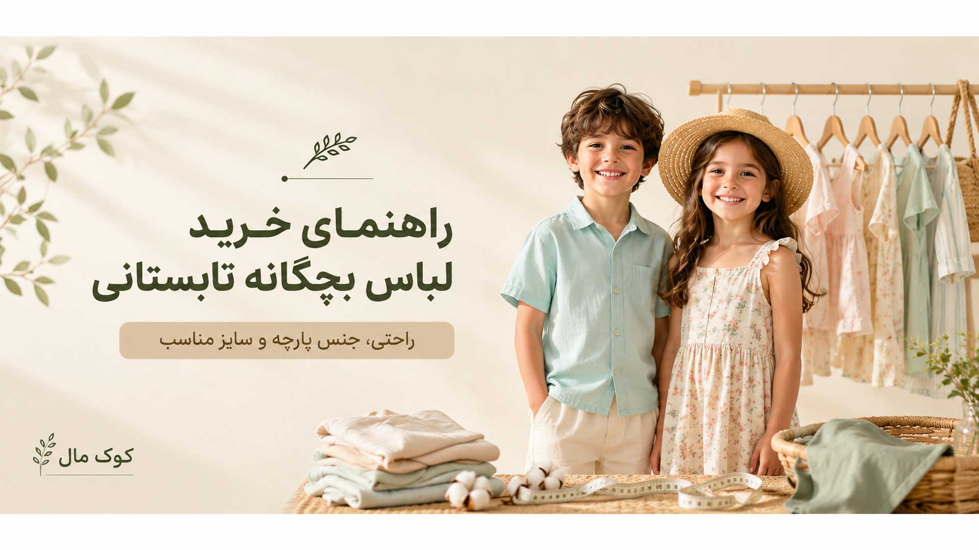 راهنمای خرید لباس بچگانه تابستانی با تمرکز بر راحتی، جنس پارچه و انتخاب سایز مناسب کودک