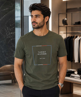 تیشرت مردانه نیمه آستین Tommy