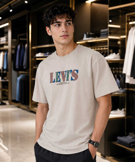 تیشرت باکسی مردانه چاپدار LEVI'S