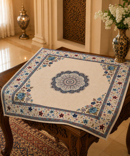 رومیزی مدل سنتی گلدار