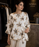 شومیز زنانه مانیسا مدل گل دار کوک مال