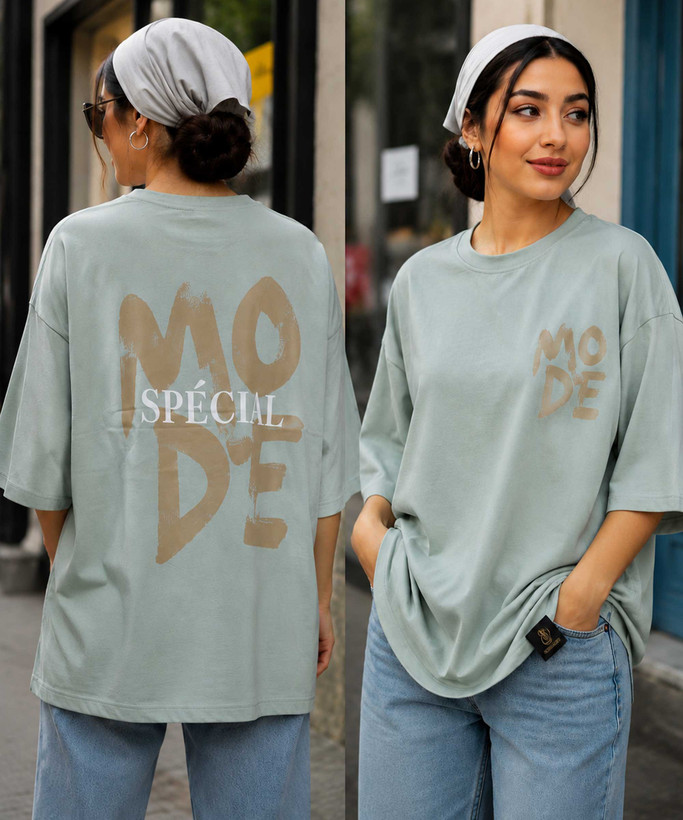 تیشرت لانگ زنانه مدل mode در کوک مال