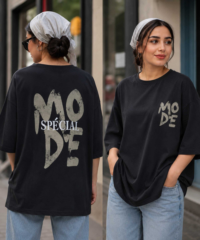 تیشرت لانگ زنانه مدل mode در کوک مال