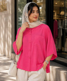 شومیز زنانه یقه گرد در کوک مال