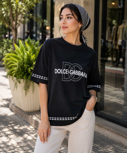 تیشرت زنانه نگیندار مدل DG