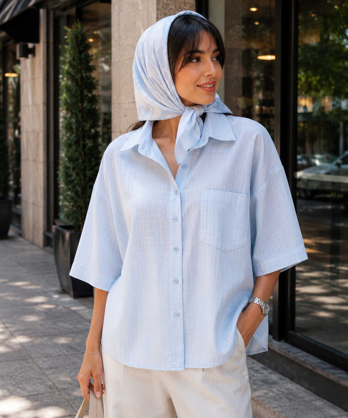 شومیز زنانه لینن در کوک مال