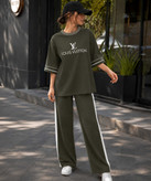 ست تیشرت و شلوار زنانه LV در کوک مال