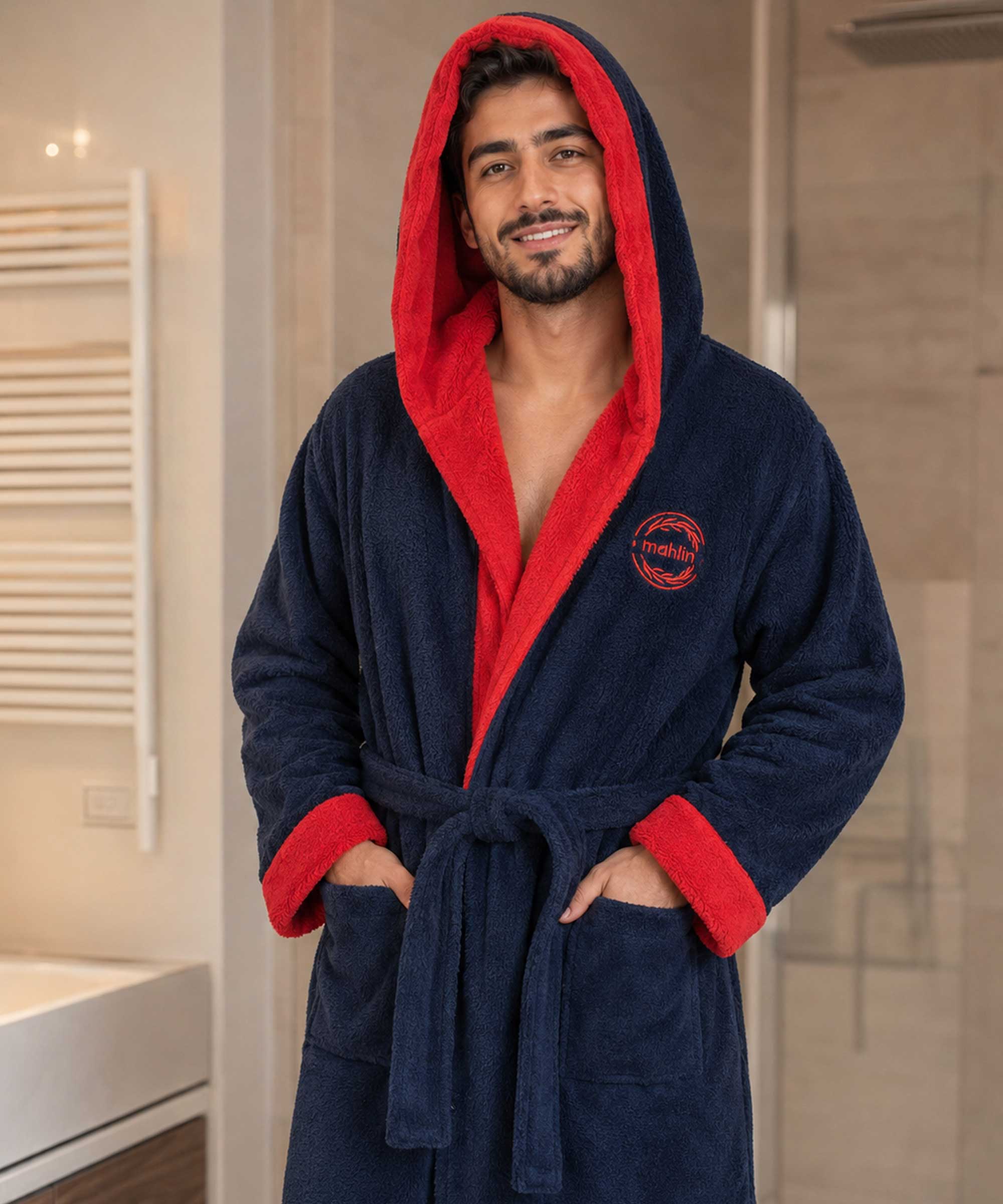 حوله تن‌پوش دو رو ماهلین با بافت نرم، نخ مرغوب، جذب آب بالا و رنگ ثابت مناسب حمام و استخر