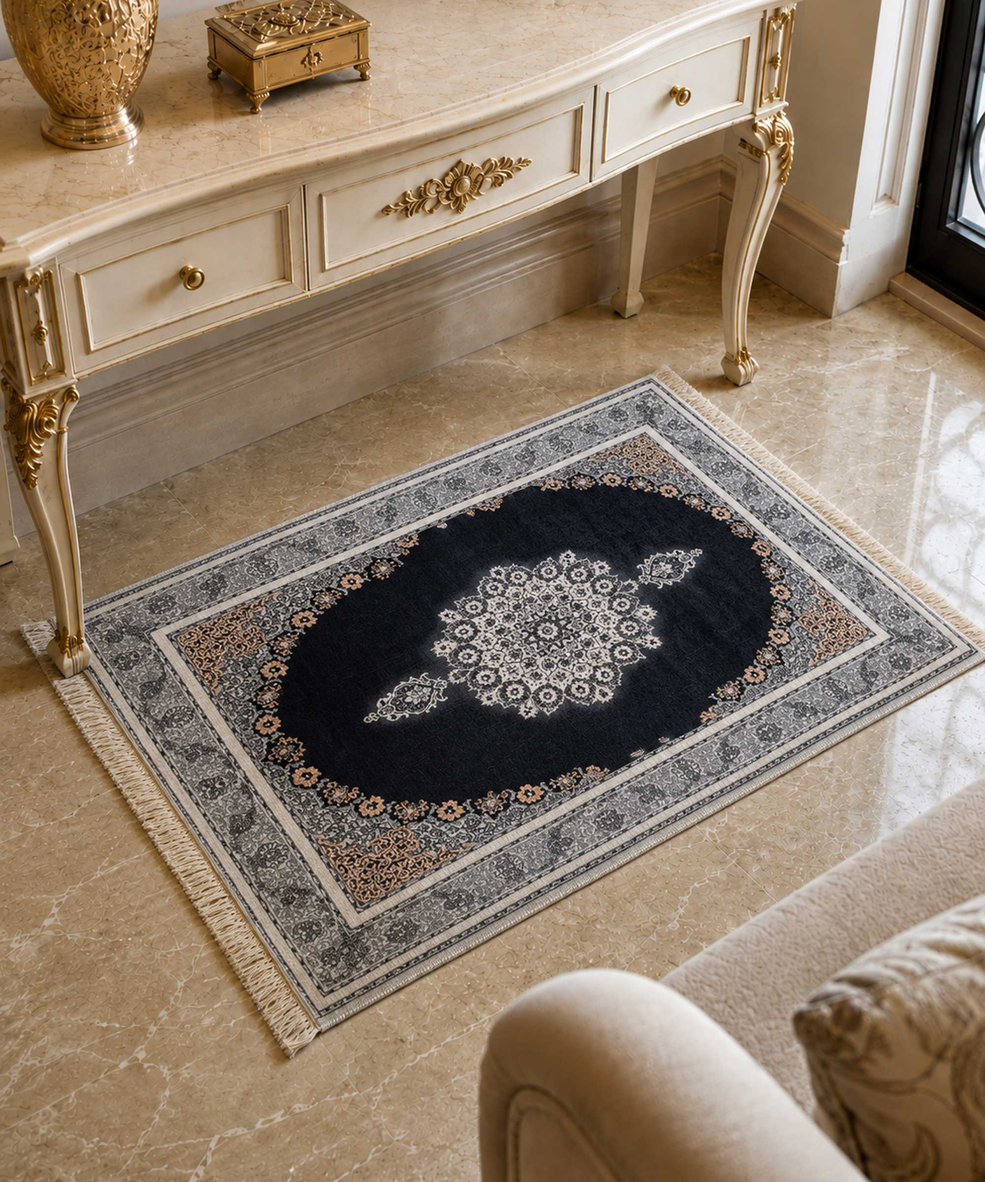 پادری مستطیل زرگر طرح ترنج