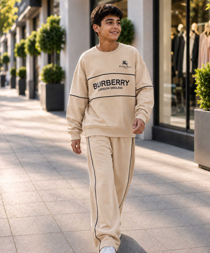 ست بچگانه بلوز و شلوار Burberry