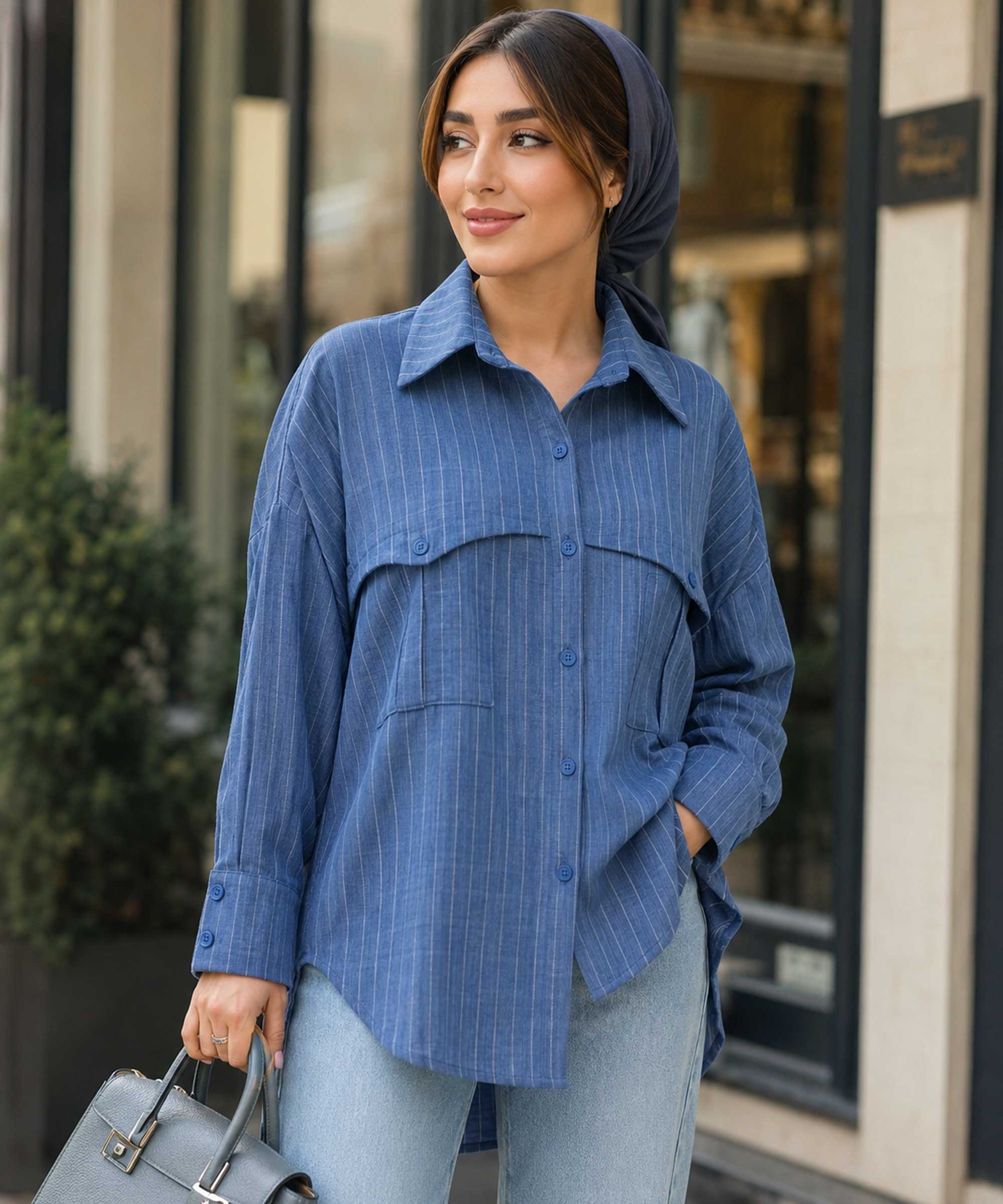 شومیز زنانه راه‌دار سولماز