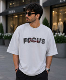 تیشرت مردانه قواره باکسی FOCUS