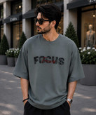 تیشرت مردانه قواره باکسی FOCUS