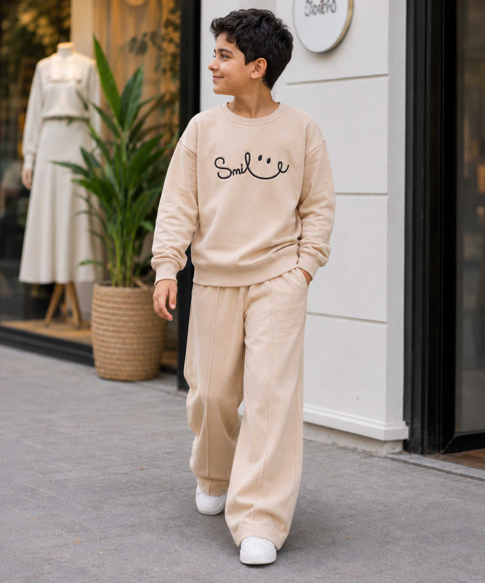 ست بچگانه بلوز و شلوار مدل Smile