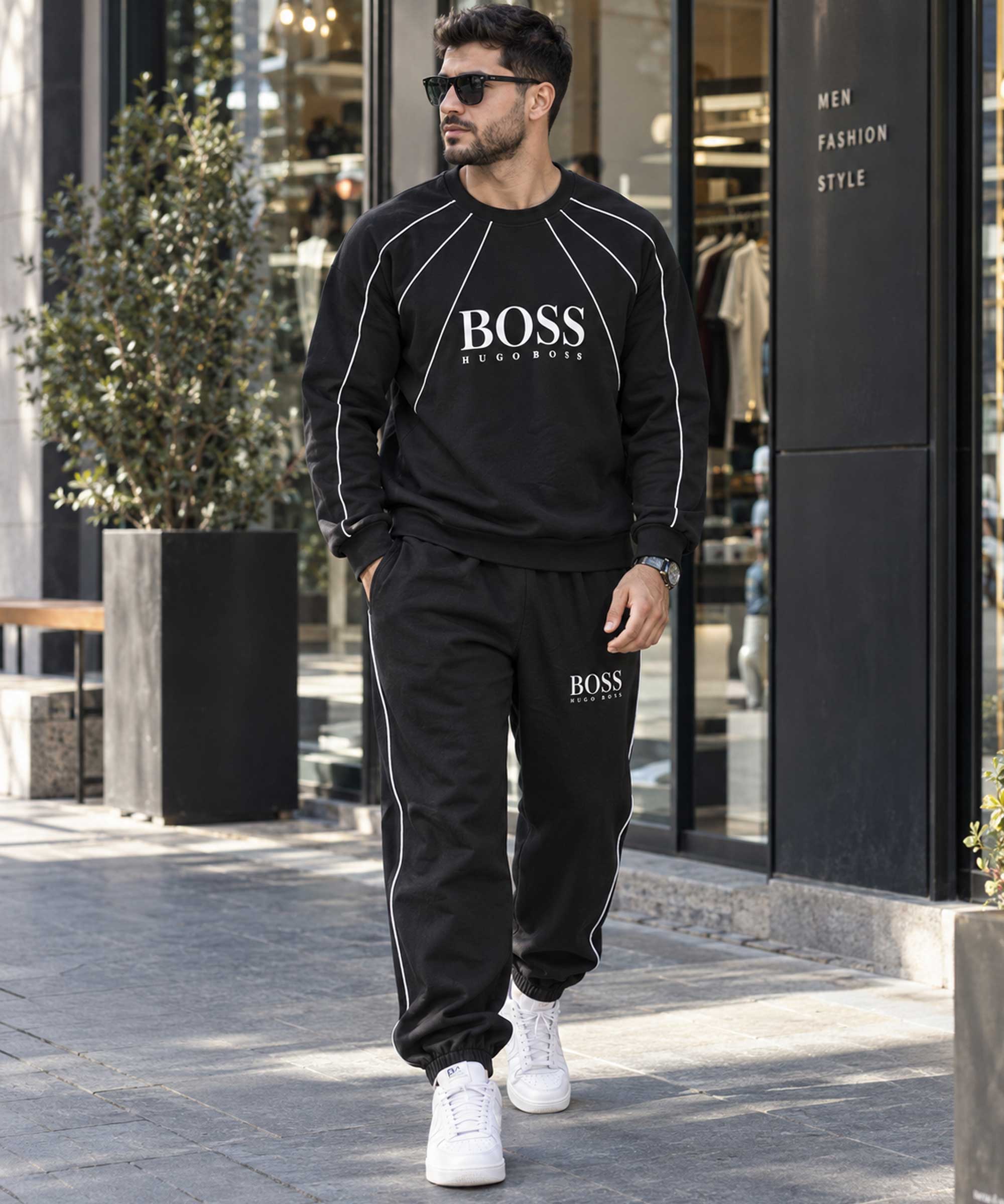 ست مردانه بلوز و شلوار Boss