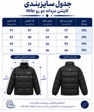 کاپشن مردانه زمستانی کلاهدار مدل MIN