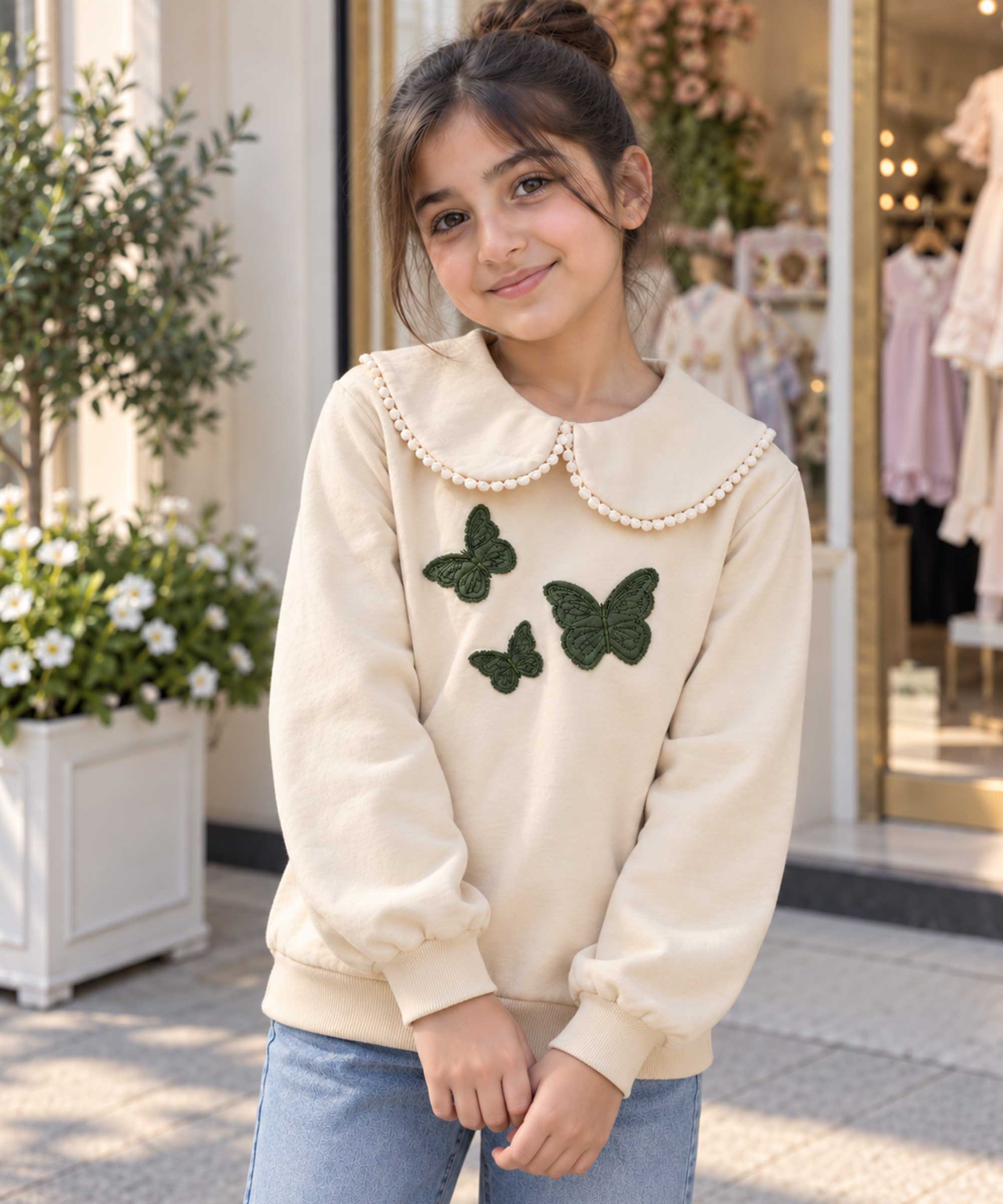 بلوز بچگانه دورس مدل ‌Butterflies