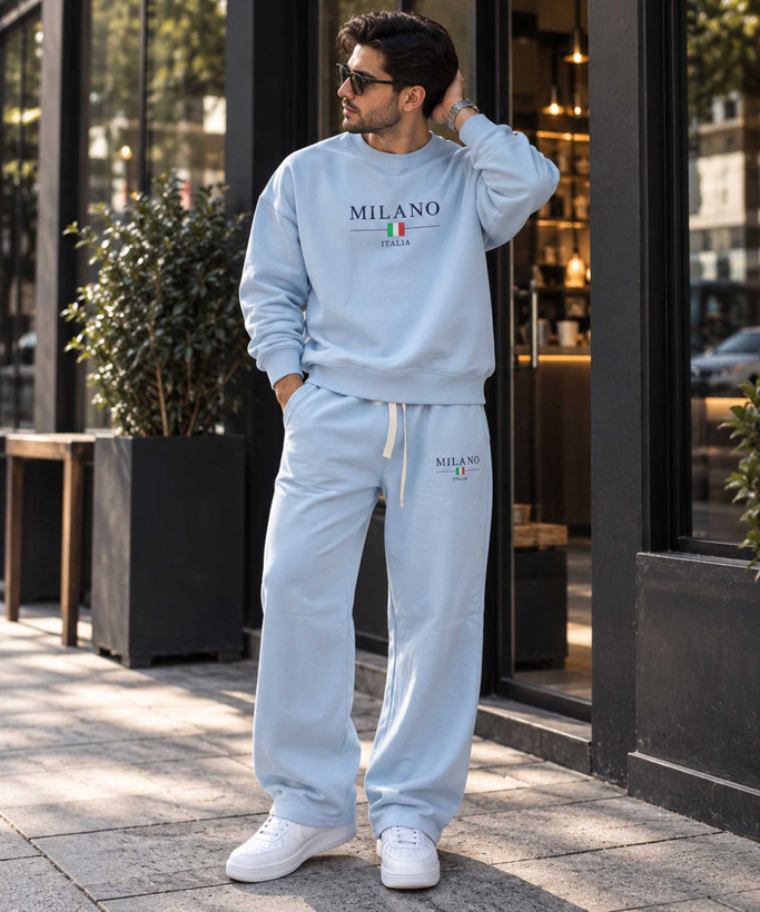 ست مردانه بلوز شلوار دورس مدل Milano