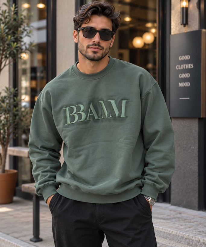 بلوز مردانه آستین بلند مدل BAM