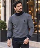 بلوز مردانه مدل یقه اسکی دورنگ Polo