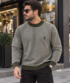 بلوز مردانه مدل یقه گرد دورنگ Polo