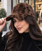 کلاه زنانه خزدار مدل ساده