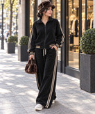 ست زنانه سویشرت و شلوار مخمل