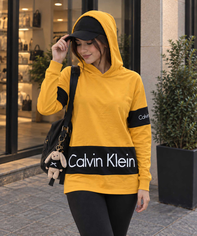هودی زنانه نازک مدل Calvin