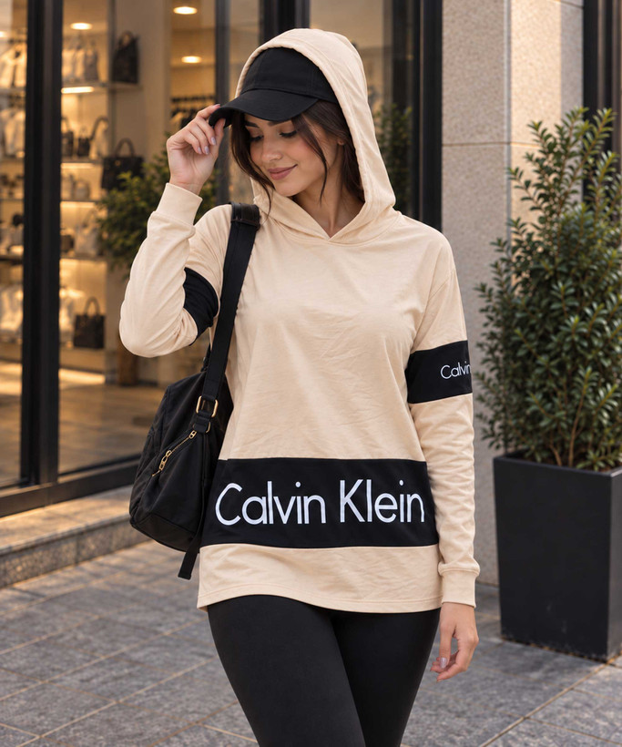 هودی زنانه نازک مدل Calvin