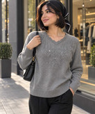 بلوز گپ زنانه نگیندار BOBBI