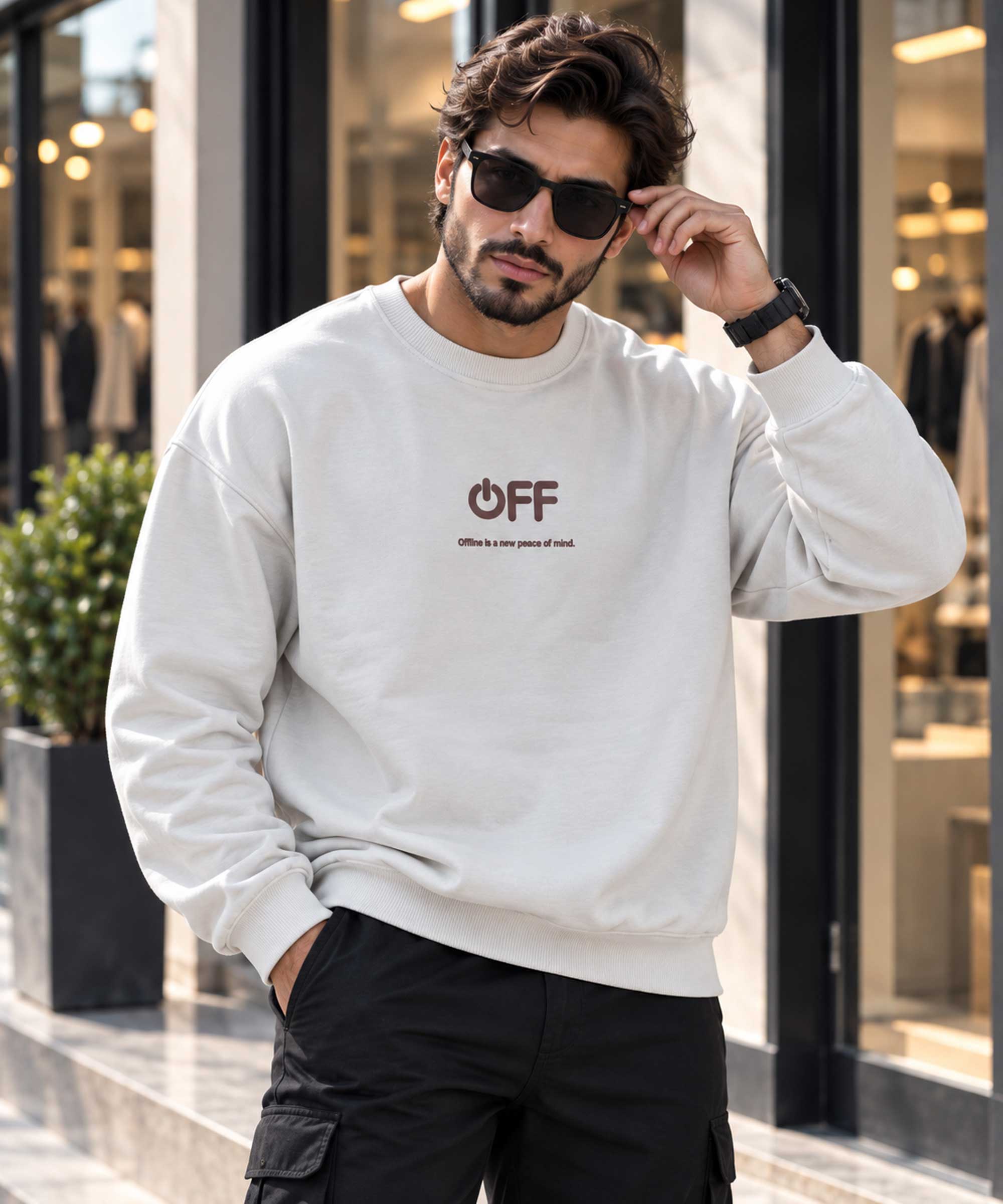 دورس مردانه پنبه مدل Off