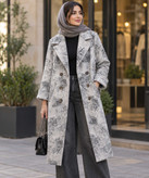 پالتو زنانه فوتر چاپی