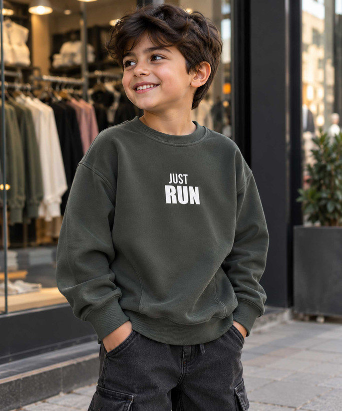 بلوز بچگانه سلانیک مدل Just Run