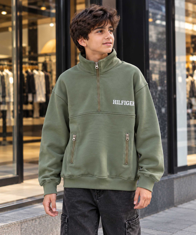 نیمزیپ دورس بچگانه مدل Hilfiger